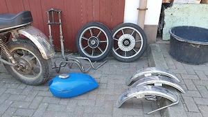 Kawasaki  - 440. Teile - 2 x Felgen 