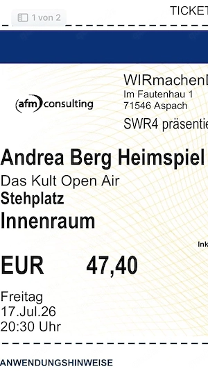 andrea berg tickets 