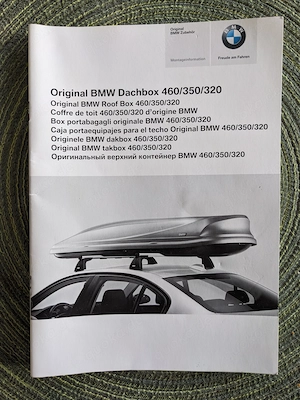 BMW Dachbox und Querträger