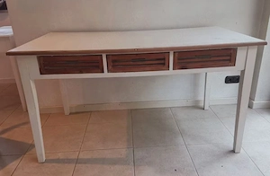 Großer Landhaustisch mit 3 Schubladen ca. 150x80