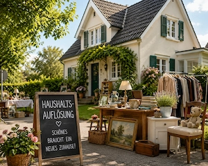 Haushaltsauflösung , Hausflohmarkt