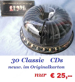 30 Stück Classic - CDs im Karussell