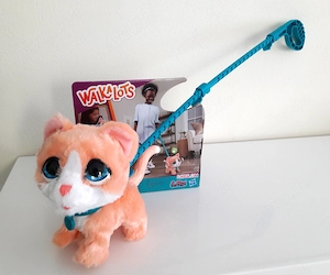 Katze auf Rollen zum Ausführen mit Stange Kinder-Spielzeug, von Marke Walkalots neuwertiger Zustand