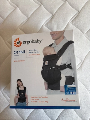 Ergobaby Omni Breeze Babytrage All-in-One gebraucht OVP