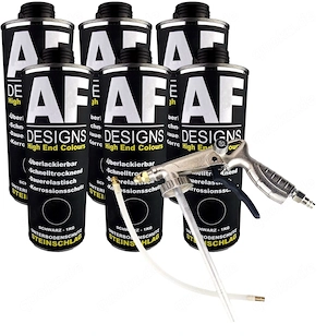 Artikel: Stone chip protection   underbody protection black 6x1kg can be painted over + gun Hochwert