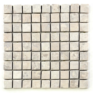 1 Fliesenmatte Natursteinmosaik Marmor Creme 29 x 29 cm Setzen Sie Akzente! Durch seine sanften Natu
