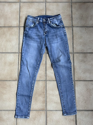 Schicke blaue Skinny Jeans   Top Zustand!