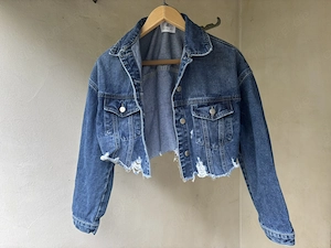 Redial Cropped Denim Jacke Größe M   Wie neu!