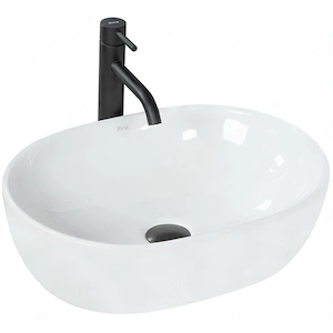 Montageart: Arbeitsplatte Beckenl nge: 480 mm Beckenh he: 135 mm Material: Sanit rkeramik  berlauf f