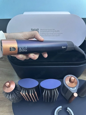 Dyson Airwrap Multi Styler Langer blauer Haartrockner - Neu 