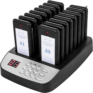 Restaurant Pager System Kundenrufsystem 16 Pager fuer Food Trucks Bar Gastro Restaurant Food Truck K