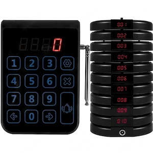 Restaurant Pager System Kundenrufsystem 10 Pager fuer Food Trucks Bar Gastro Restaurant Food Truck K