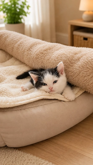 Noch 1 kleines Katerchen ab dem 11.7.26 abzugeben.  Tragen Cinnamon Chocolate und Point