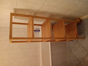 Badezimmerregal braun