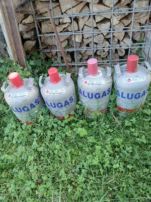 Alugasflaschen , Eigentum , 11 kg Gasflasche  , Leer