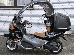 BMW C1 Executive, schwarz, Vollausst, ABS, Koffer, Radio, Hubdach, Windschutz, Tagfahrlicht etc.