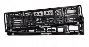 2x ORIGINAL Kennzeichenhalter f r VW Volkswagen UV-Druck witterungsbest ndig Set 2 ORIGINAL KENNZEIC