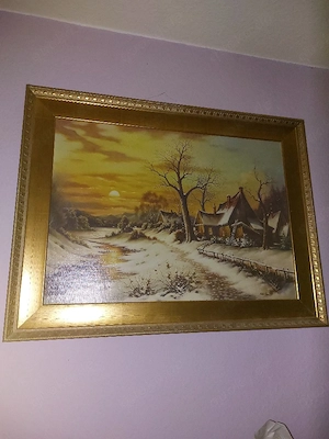 Winter Gemälde 
