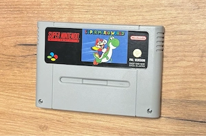 Super Mario World  SNES (Super Nintendo) Original Modul
