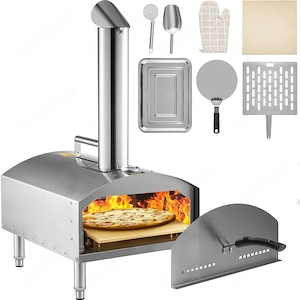 Artikel: Outdoor Grill Holz BBQ Smoker Tragbarer Pizzaofen Pizzamaker Outdoor Pizzaofen zum Backen S