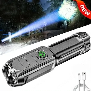 Outdoor LED Taschenlampe leistungsstark mit Zoom