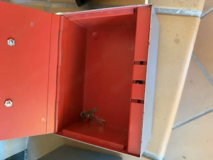 Geldkassette aus Metall