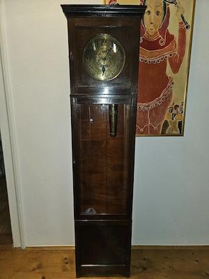 Antik! Wunderschöne, antike Standuhr Jugendstil ca. 1920 Messing Gewichte Deko!