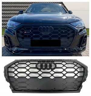 Zum Verkauf bieten wir einen neuen, kompletten Zubeh rgrill f r Audi SQ5 80a Lift Shadow Line 80A853