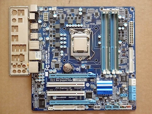 GA-P55M Sockel 1156 Board + I5-760 Quad + 4GB RAM + Windows 10.