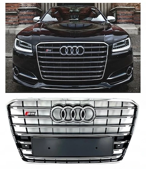 Zum Verkauf bieten wir einen neuen, kompletten Grill f r das Modell Audi S8 A8 D4 4H0 LIFT Baujahr