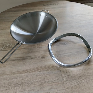 AEG Wok-Pfanne für Induktionskochfelder mit Trägerring