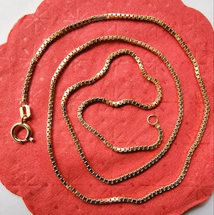 Elegante goldene Kette, feingliedrig - 585er Gold VB 317,90 Eur.