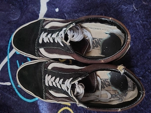 Getragene Sneaker Vans 