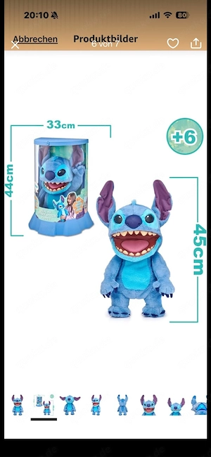 Disney Stitch, elektronisches Plüschtier 