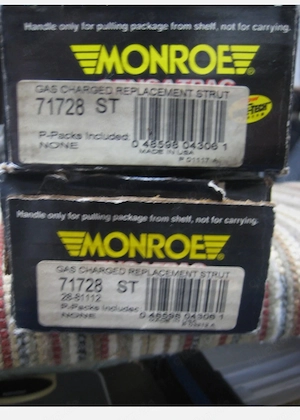 Monroe Sensatrac 71728 Gasdruck Stoßdämpfer Pontiac Chevrolet