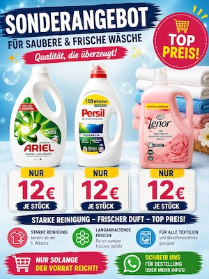 Waschmittel Ariel Persil Lenor 