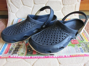 Crocs dunkelblau Größe M 10 oder 41- 42 * Sommerschuhe