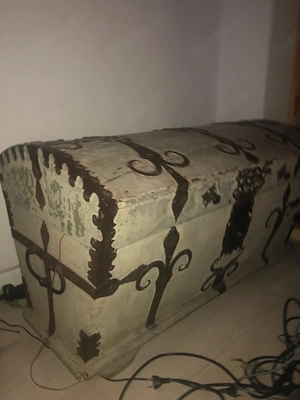 Truhe Unikat Edel Kruppstahl Selten