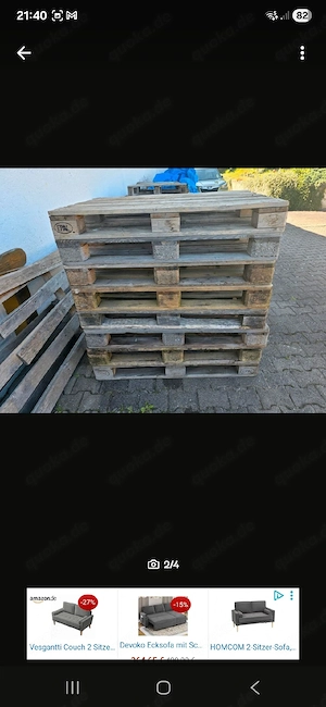 Euro Paletten  8 St.