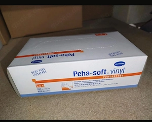 10 Packungen Peha soft Vinyl Handschuhe Puderfrei Hartmann