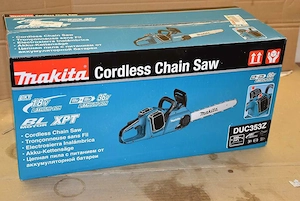 Makita DUC353Z Akku Kettensäge + DC18RD + 2 Akkus