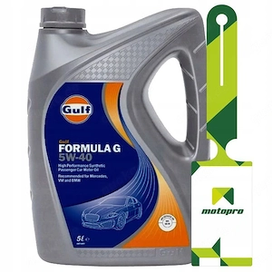 GULF Formula G 5W-40 - 5L Vollsynthetisches Mehrbereichs-Motoren l, hergestellt auf synthetischer Ba