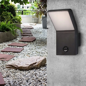 Wandlampe Au enlampe Gartenwandleuchte f r den Au enbereich mit LED-Sensor-Bewegungsmelder