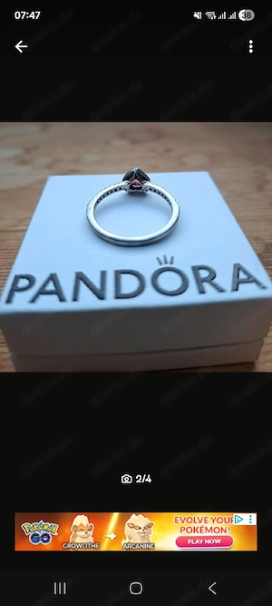 Pandora Herz Ring