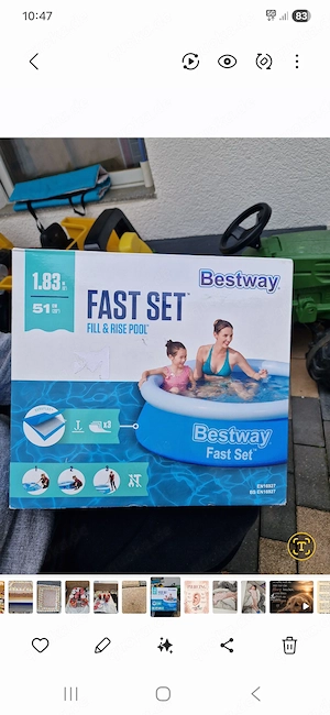 Bestway Pool neu