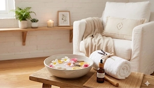 Kostenlose Fußmassage