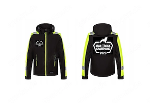 Hochwertige Softshell-Arbeitsjacke f r Herren, reflektierend, Gesundheit und Sicherheit, mit