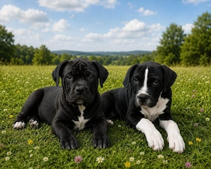 wunderschöne American Bully Mix Welpen  Abgabebereit