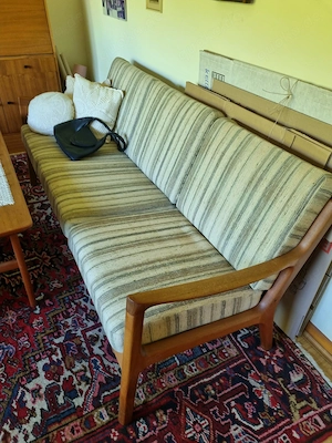 Cado France and Son Ole Wanscher Midcentury Vintage Senator 60er 70er Sitzgarnitur  Teakholz