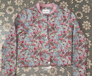 Rich & Royal Flamingo Blouson Jacke Gr. 34 XS   Statement Jacket